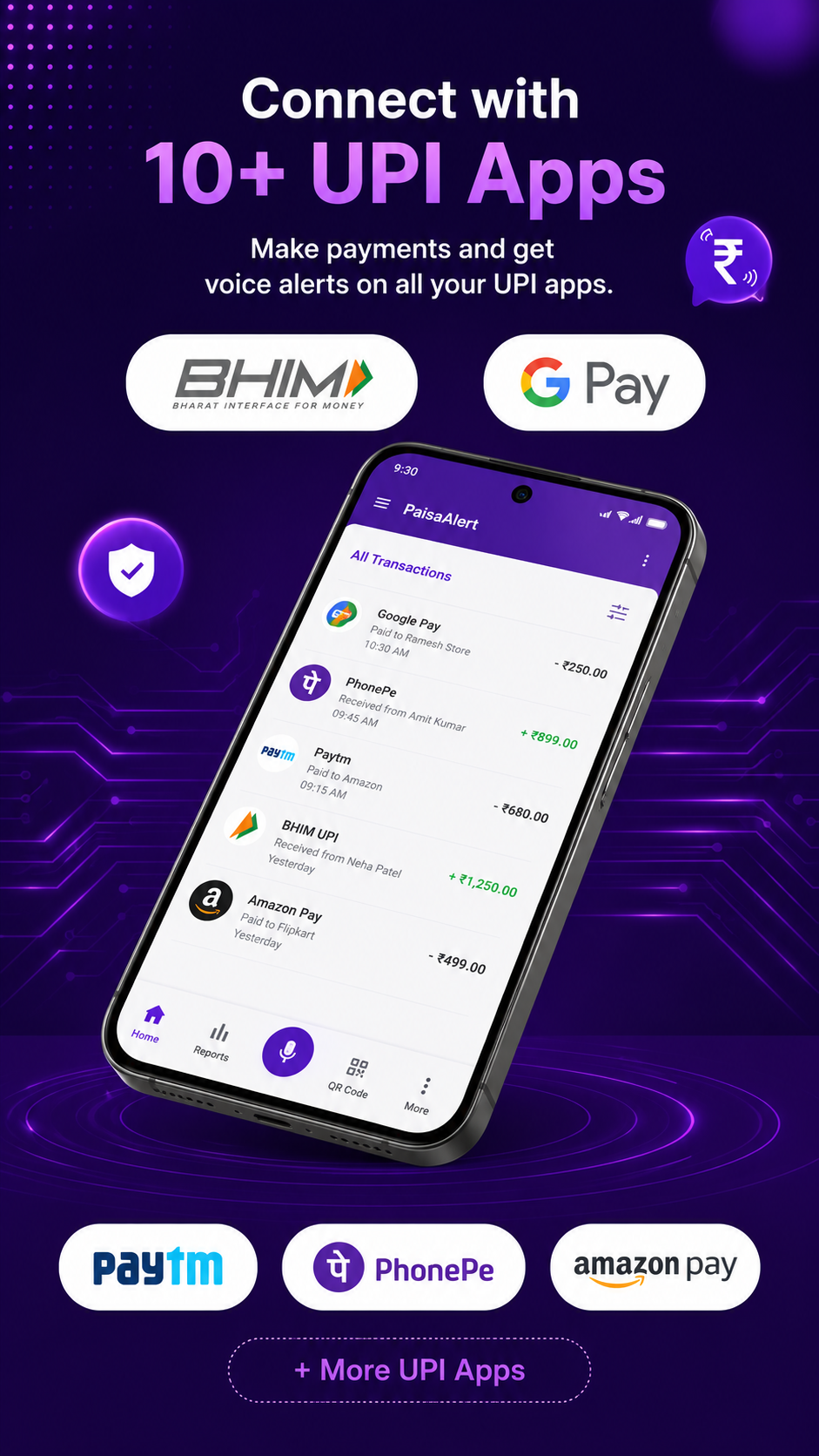 Multiple UPI Apps